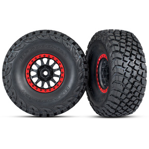 TRAXXAS 8474: Tires and wheels, assembled, glued