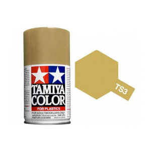 Tamiya TS-3 Dark Yellow Spray Lacquer Paint  85003