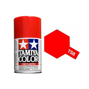 Tamiya TS-8 Itailan Red Spray Lacquer Paint  85008