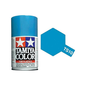 Tamiya TS-10 French Blue Spray Lacquer Paint  85010