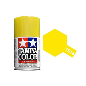 Tamiya TS-16 Yellow Spray Lacquer Paint  85016