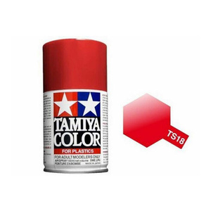 Tamiya TS-18 Metallic Red Spray Lacquer Paint  85018
