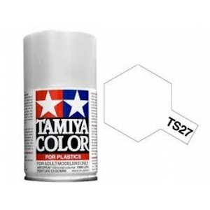 Tamiya TS-27 Matt White Spray Lacquer Paint  85027
