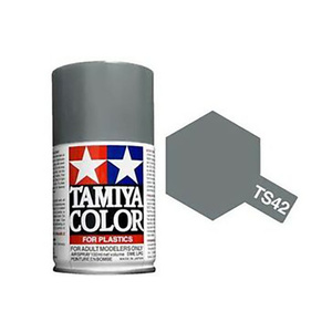 Tamiya TS-42 Light Gun Metal Spray Lacquer Paint  85042