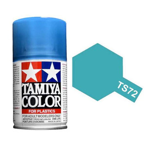 Tamiya TS-72 Clear Blue Spray Lacquer Paint 100ml  85072