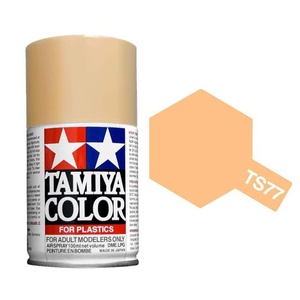 Tamiya TS-77 Flat Flesh Lacquer 100ml Spray Lacquer Paint  85077