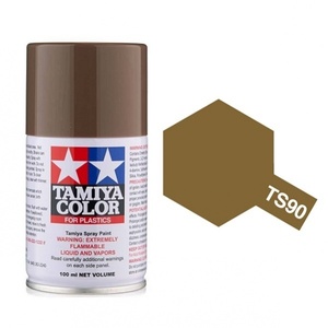 Tamiya TS-90 Brown (JGSDF) Spray Lacquer Paint 100ml  85090