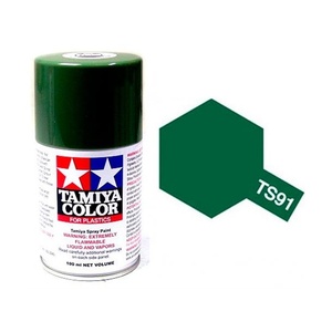 Tamiya TS-91 Dark Green (JGSDF)  Spray Lacquer Paint 100ml  85091