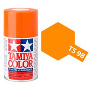 Tamiya TS-98 Pure Orange Spray Lacquer Paint 100ml  85098