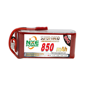 NXE -2S, 7.4V, 850mAh 30C Li-Po  NXE850/30-2S JST