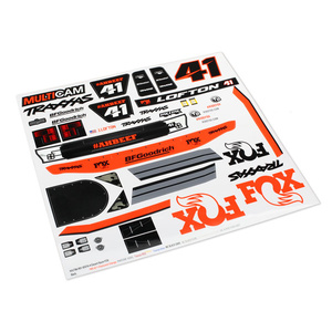 TRAXXAS 8515: Decals, Unlimited Desert Racer®, Fox® Edition