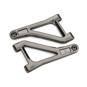 TRAXXAS 8531X Suspension arms, upper (left & right) (satin black chrome-plated)