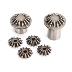 TRAXXAS 8583: Gear set, center differential (output gears (2)/ spider gears (4))