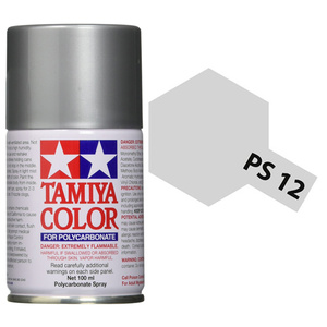 Tamiya PS-12 Silver Spray Paint  86012