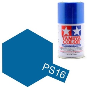 Tamiya PS-16 Metalic Blue Polycarbonate Spray Paint 100ml