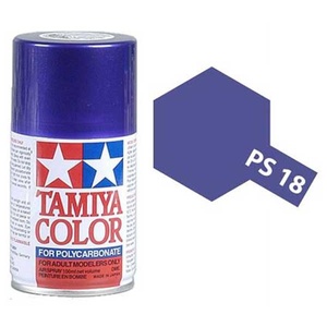Tamiya PS-18 Metalic Purple Polycarbanate Spray Paint 100ml  86018