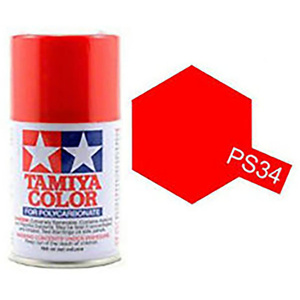 Tamiya PS-34 Bright Red 100Ml Spray Can 86034
