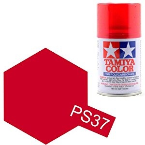 Tamiya PS-37 Translucent Red Polycarbonate Spray Paint 100ml