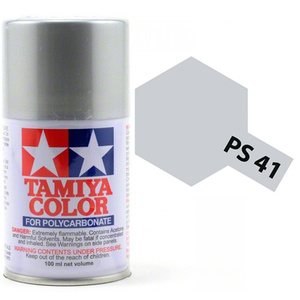 Tamiya PS-41 Bright Silver Spray Paint  86041