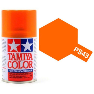 Tamiya PS-43 Translucent Orange Polycarbanate Spray Paint 100ml  86043