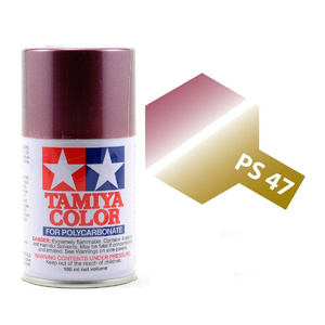 Tamiya PS-47 Iridescent Pink/Gold Polycarbanate Spray Paint 100ml  86047