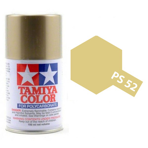 Tamiya PS-52 Champagne Gold Polycarbonate Spray Paint  86052
