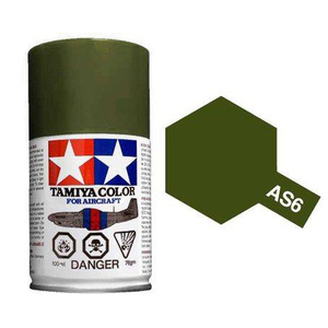 Tamiya AS-6 Olive Drab (USAAF) Spray Paint Item No: 86506