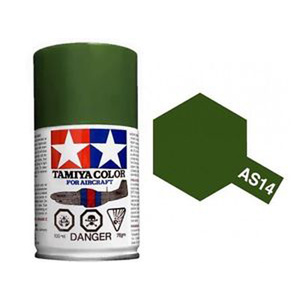 Tamiya AS-14 Olive Green Spray Paint Item No: 86514
