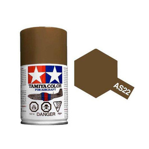 Tamiya AS-22 Dark Earth Spray Paint Item No: 86522