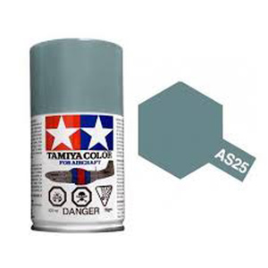 Tamiya AS-25 Dark Ghost Grey Spray Paint Item No: 86525