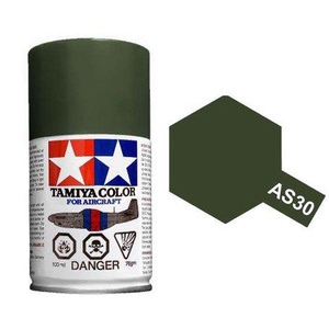 Tamiya AS-30 Dark Green 2 Spray Paint Item No: 86530