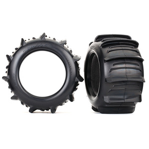 TRAXXAS 8673: Tires, paddle 3.8” (2)/ foam inserts (2)