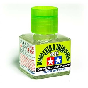 Tamiya Tamiya Extra Thin Cement (Quick-Setting)  87182