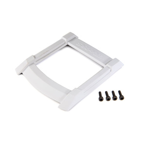 TRAXXAS 8917A: Skid plate, roof (body) (white)/ 3x12mm CS (4)