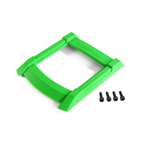 TRAXXAS 8917G Skid plate, roof (body) (green)/ 3x12mm CS (4)