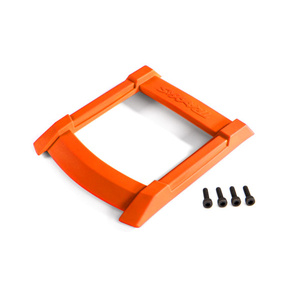 TRAXXAS 8917T Skid plate, roof (body) (orange)/ 3x12mm CS (4)