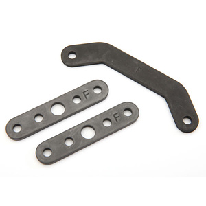 TRAXXAS 8926: Bulkhead tie bar, front, upper (1)/ lower (2) (steel)