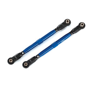 TRAXXAS 8997X Toe links, front (TUBES blue-anodized, 6061-T6 aluminum) (2)