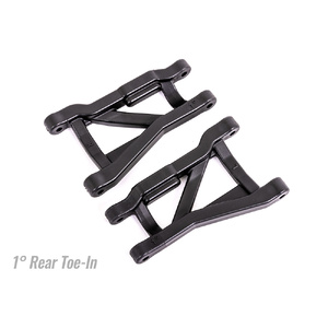 Traxxas 9431 Rear HD Suspension Arms, Black, 1-Degree Toe, 2pcs