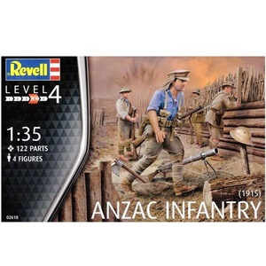 Revell 02618 ANZAC Infantry (1915) 1:72 Scale Models