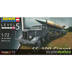 Revell 03310 SS-100 Gigant + Transporter + V2 1:72 Scale Model 