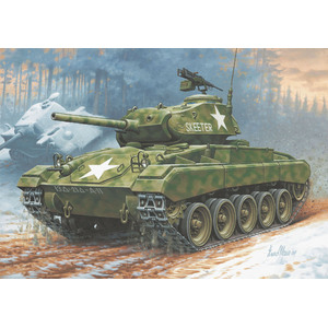 Revell 03323 M24 Chaffee 1:76 Scale Model