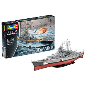 Revell 05040 Battleship Bismarck 1:350 Scale Model Plastic Kit