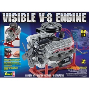 Revell 8883 Visible V-8 Engine 1:4 Scale Model