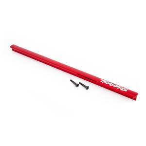 Traxxas 9523R Chassis brace (T-Bar), 6061-T6 aluminum Red Anodized