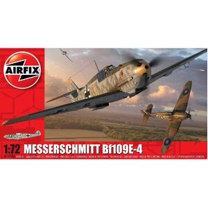 Airfix A01008A Messerschmitt Bf109E-4 1/72 Scale Plastic Model Kit