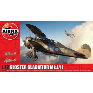 Airfix A02052A Gloster Gladiator Mk.I/Mk.II 1/72 Scale Model