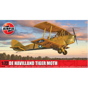 Airfix A02106A de Havilland Tiger Moth 1/72 Scale Plastic Model Kit