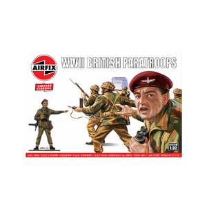 Airfix A02701V WWII British Paratroops 1/32 – 14 Figures, Vintage Classics