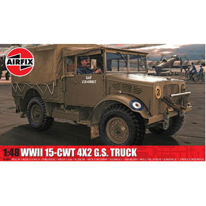 Airfix A03313A WWII 15-CWT 4x2 G.S. Truck 1/48 Scale Plastic Model Kit